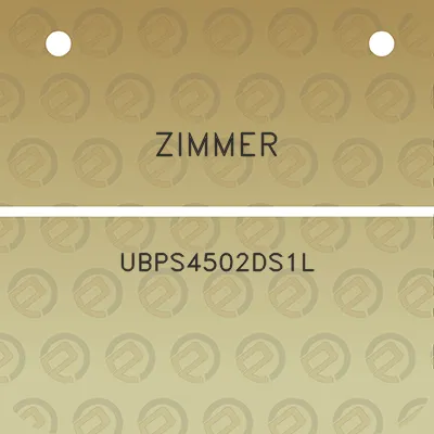 zimmer-ubps4502ds1l