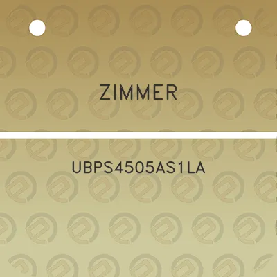 zimmer-ubps4505as1la