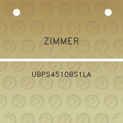 zimmer-ubps4510bs1la