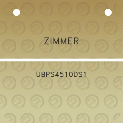 zimmer-ubps4510ds1