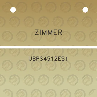 zimmer-ubps4512es1