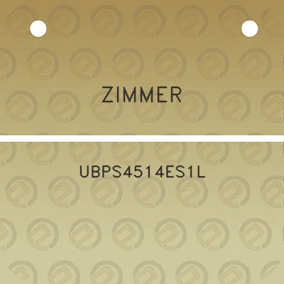 zimmer-ubps4514es1l