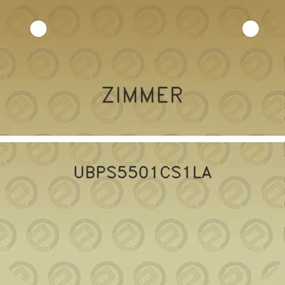 zimmer-ubps5501cs1la