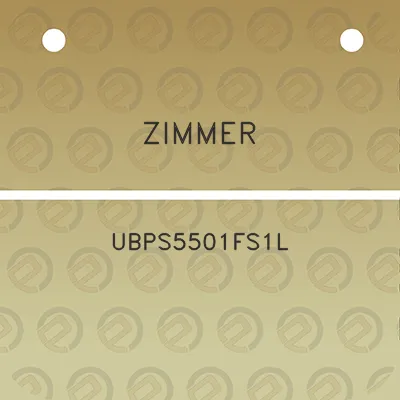 zimmer-ubps5501fs1l