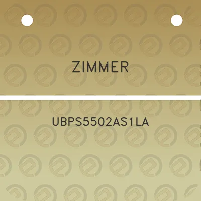 zimmer-ubps5502as1la