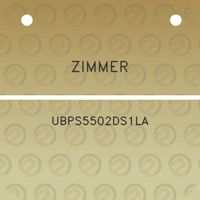 zimmer-ubps5502ds1la