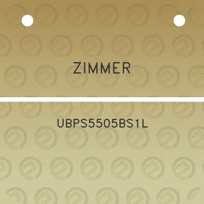 zimmer-ubps5505bs1l