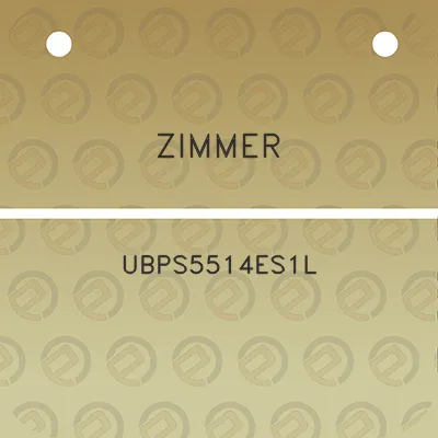 zimmer-ubps5514es1l