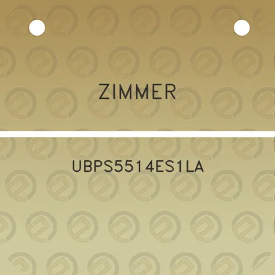 zimmer-ubps5514es1la