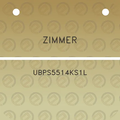 zimmer-ubps5514ks1l