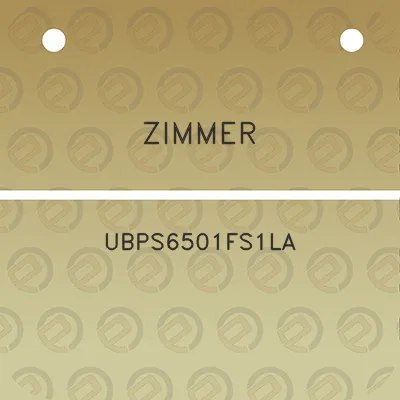 zimmer-ubps6501fs1la