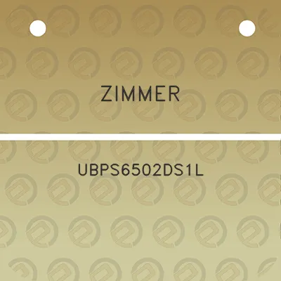 zimmer-ubps6502ds1l