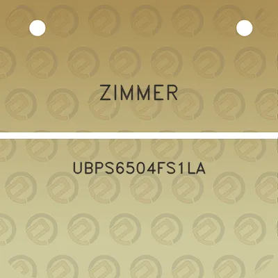 zimmer-ubps6504fs1la