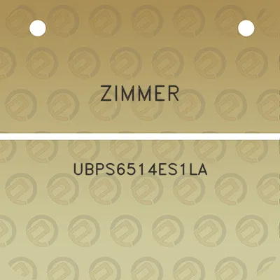 zimmer-ubps6514es1la