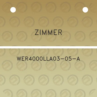 zimmer-wer4000lla03-05-a