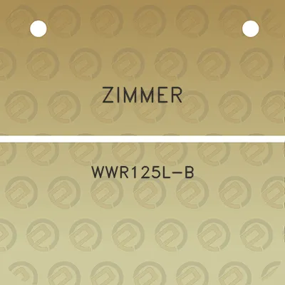 zimmer-wwr125l-b