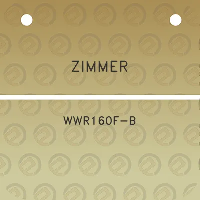 zimmer-wwr160f-b