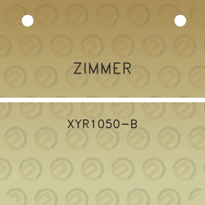 zimmer-xyr1050-b