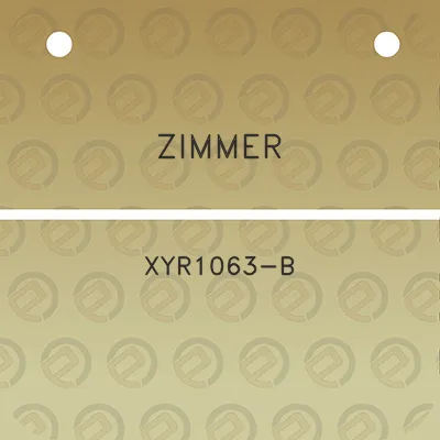 zimmer-xyr1063-b