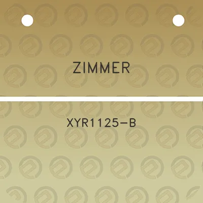 zimmer-xyr1125-b