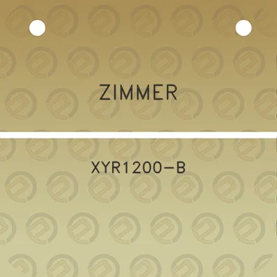 zimmer-xyr1200-b