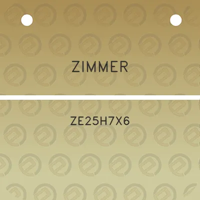 zimmer-ze25h7x6