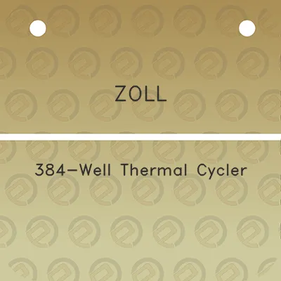 zoll-384-well-thermal-cycler