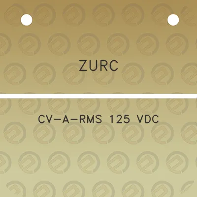 zurc-cv-a-rms-125-vdc